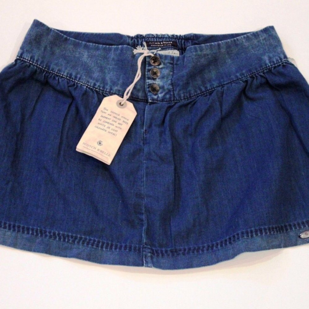 SCOTCH R'BELLE Amsterdam BLAUW Kids GIRLS Denim JEANS Skirt